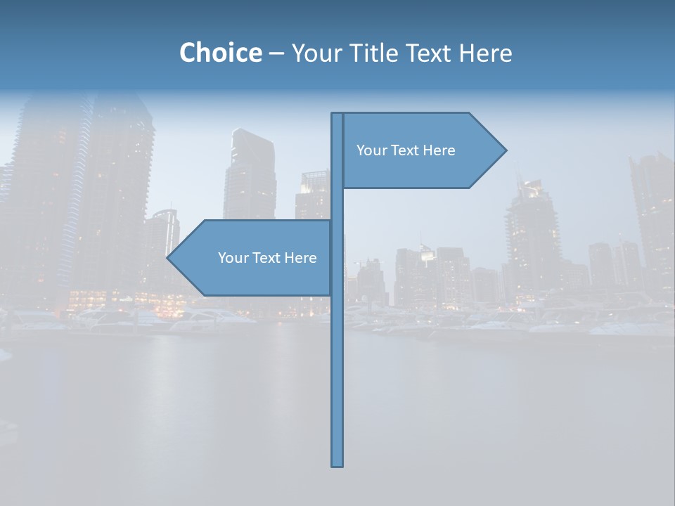 Camel Architektur Jumeirah PowerPoint Template