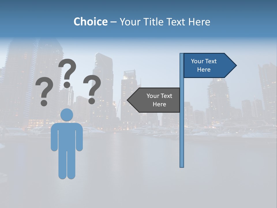 Camel Architektur Jumeirah PowerPoint Template