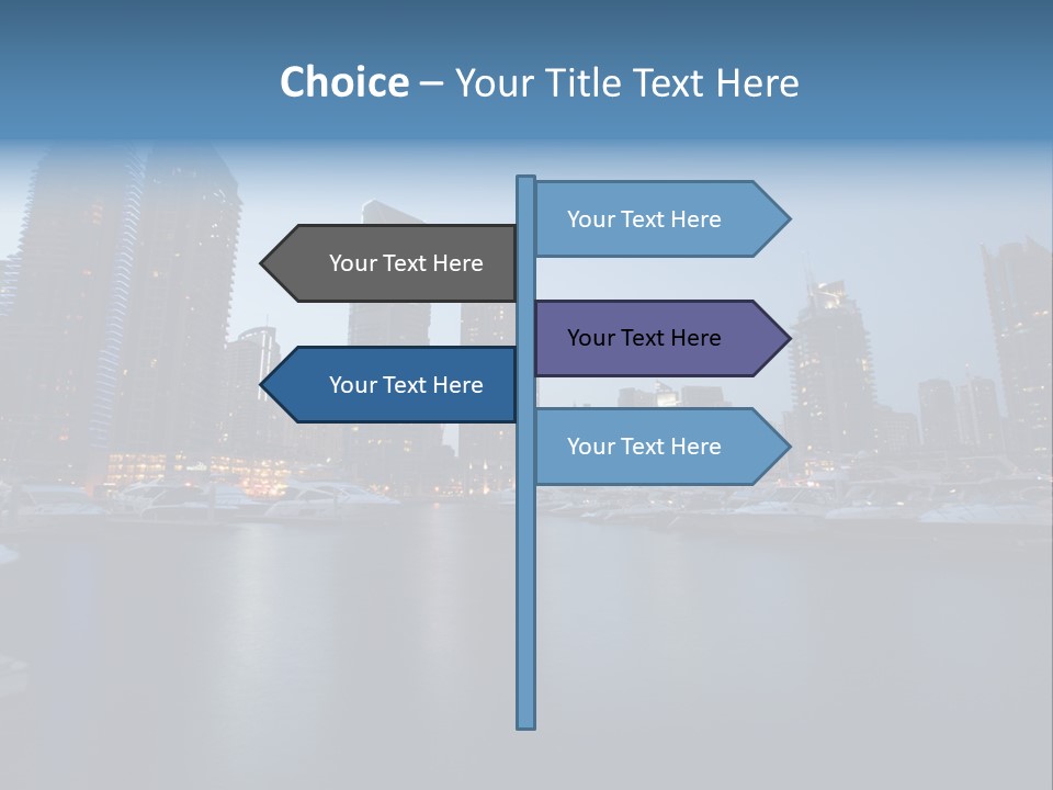 Camel Architektur Jumeirah PowerPoint Template
