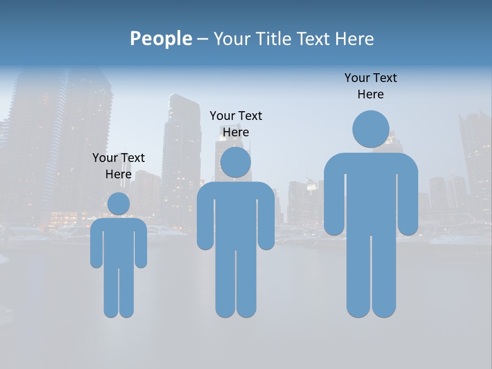 Camel Architektur Jumeirah PowerPoint Template