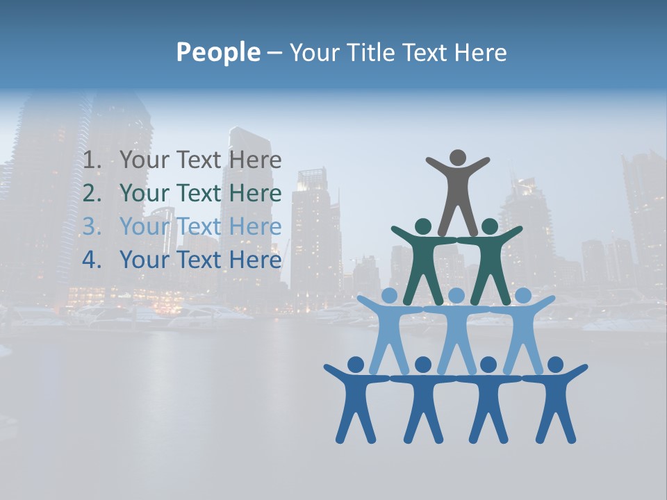 Camel Architektur Jumeirah PowerPoint Template