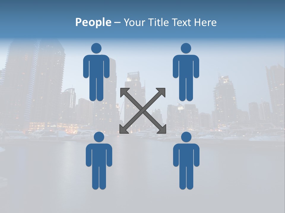 Camel Architektur Jumeirah PowerPoint Template