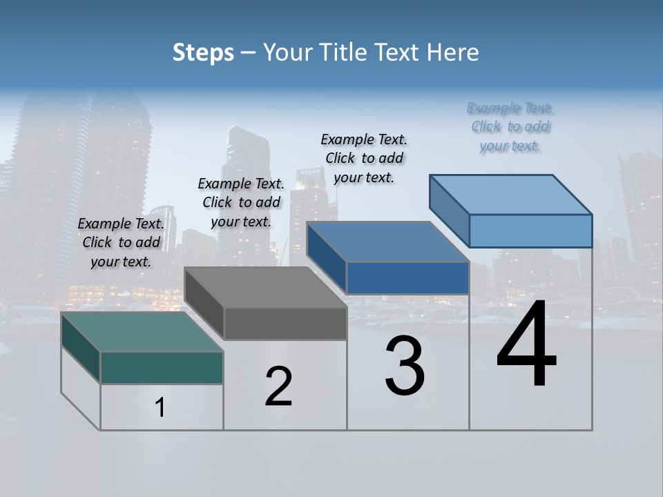 Camel Architektur Jumeirah PowerPoint Template