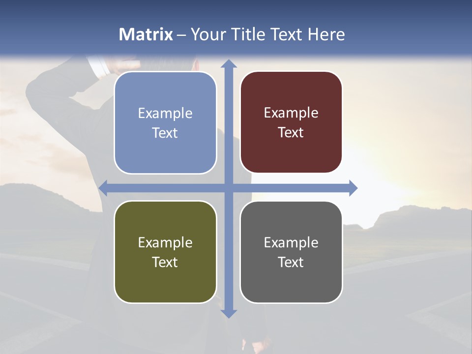 Left Future Business PowerPoint Template