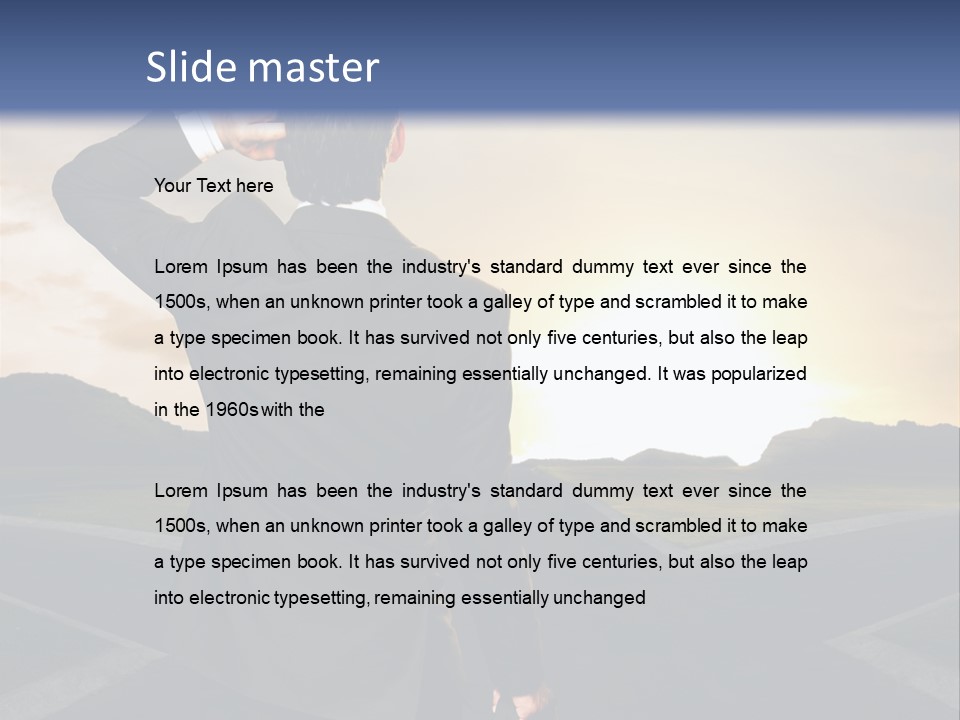 Left Future Business PowerPoint Template