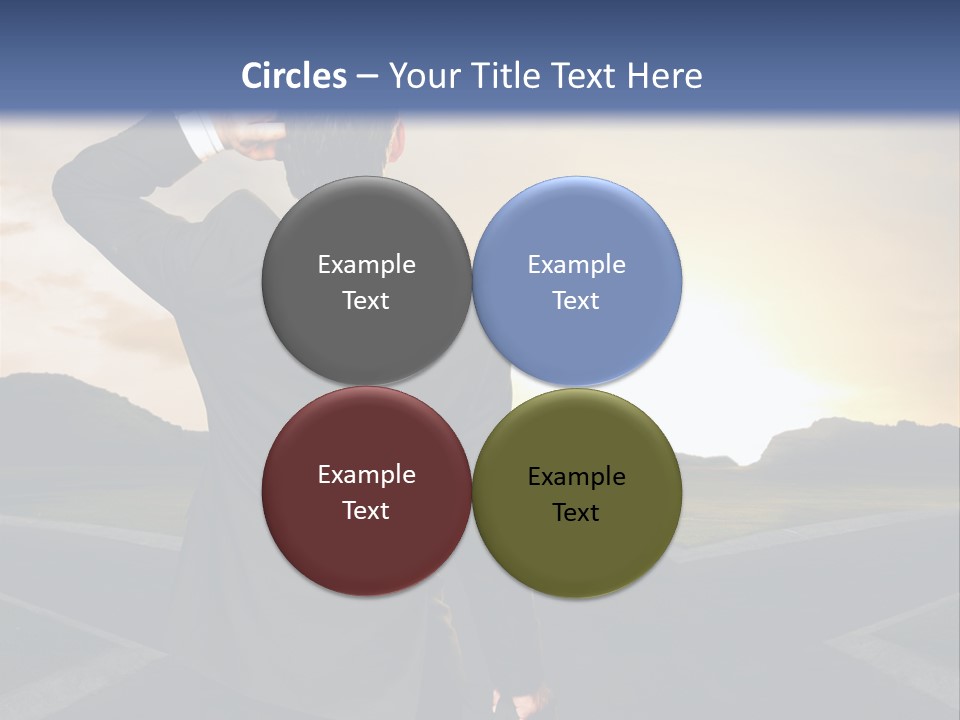 Left Future Business PowerPoint Template