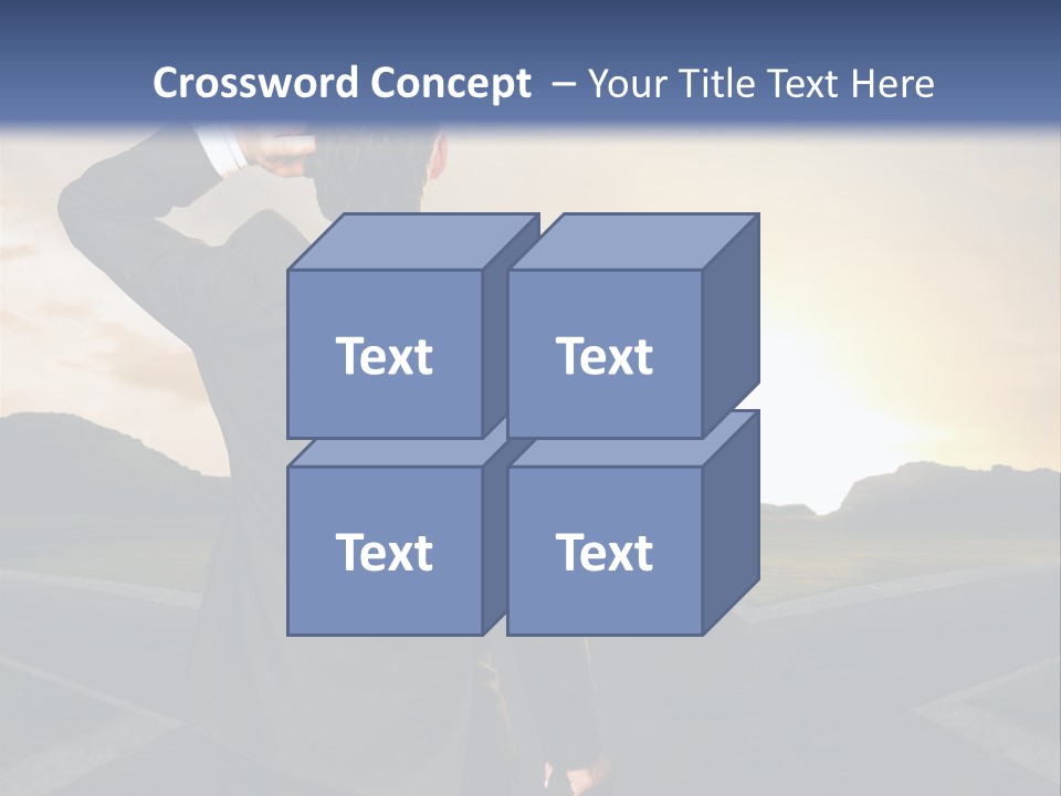 Left Future Business PowerPoint Template
