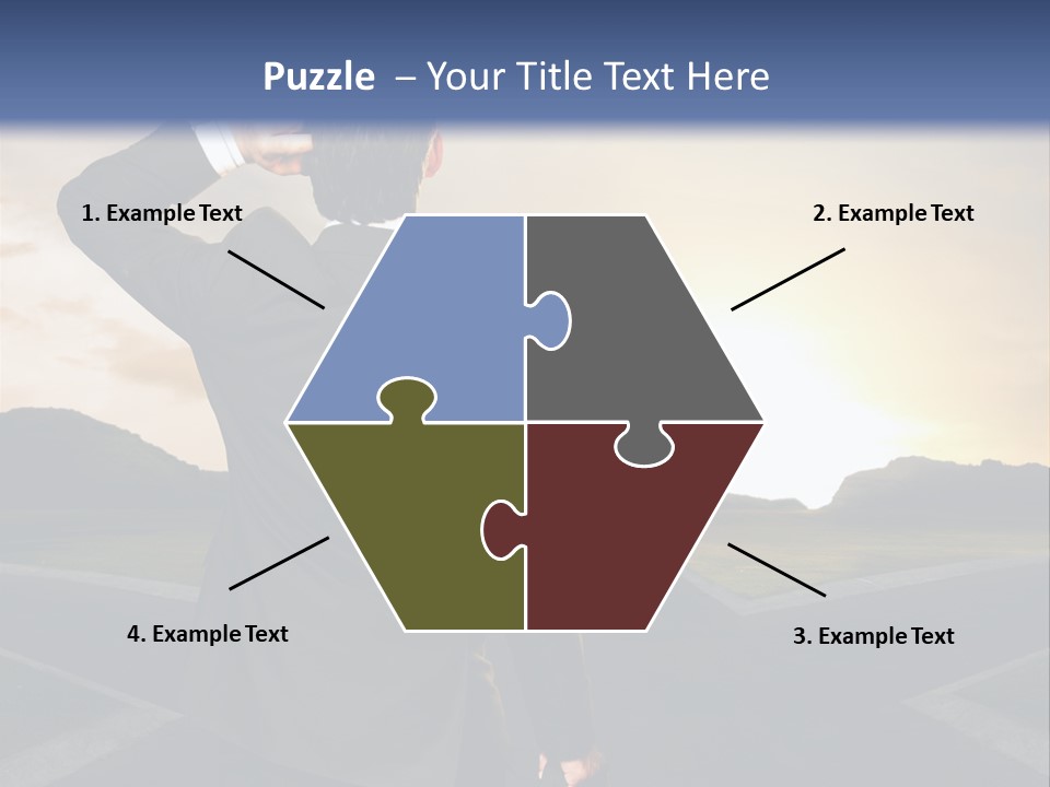 Left Future Business PowerPoint Template