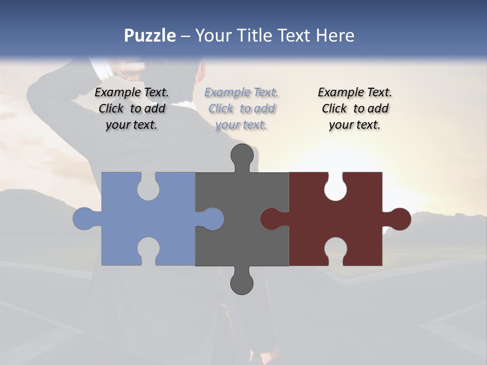 Left Future Business PowerPoint Template