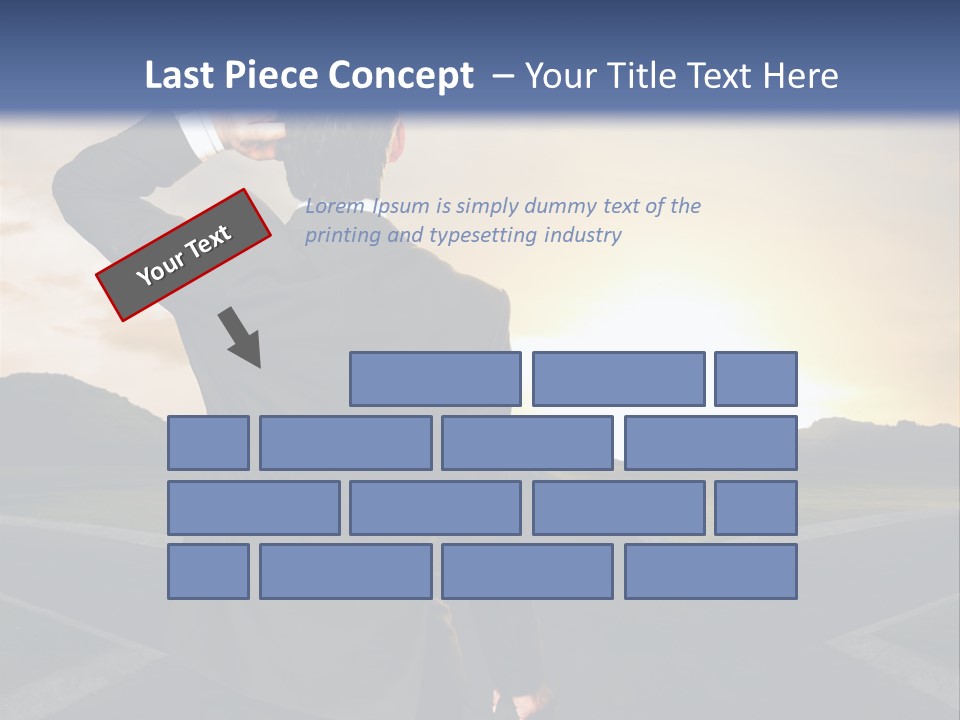 Left Future Business PowerPoint Template