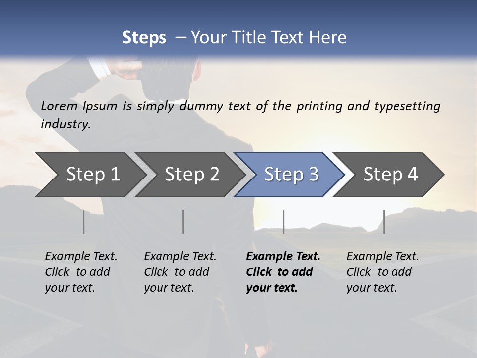 Left Future Business PowerPoint Template