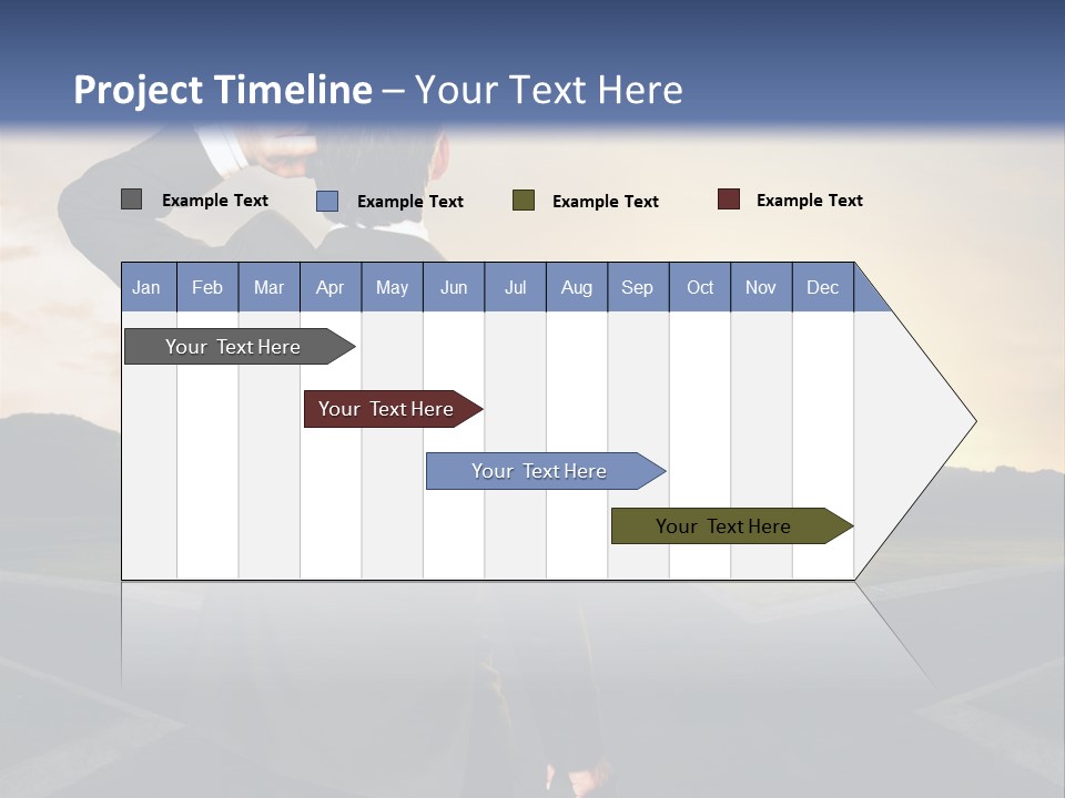 Left Future Business PowerPoint Template