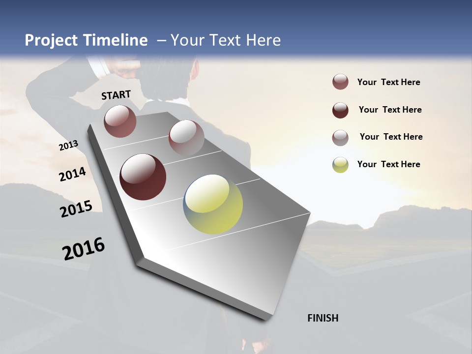 Left Future Business PowerPoint Template
