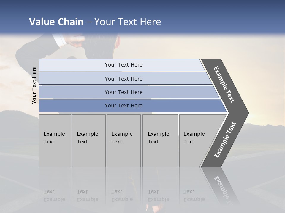 Left Future Business PowerPoint Template