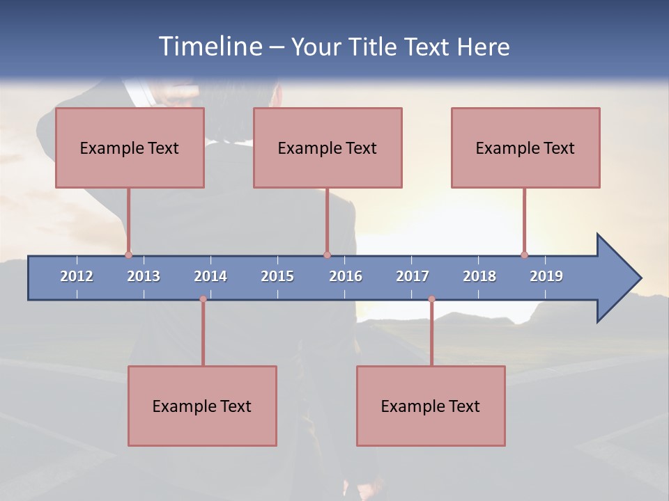 Left Future Business PowerPoint Template