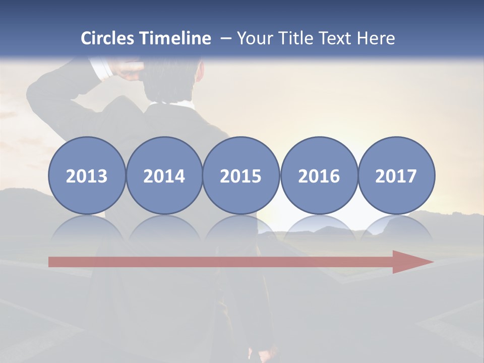 Left Future Business PowerPoint Template