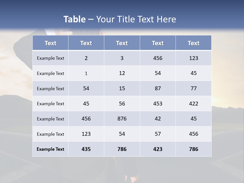 Left Future Business PowerPoint Template