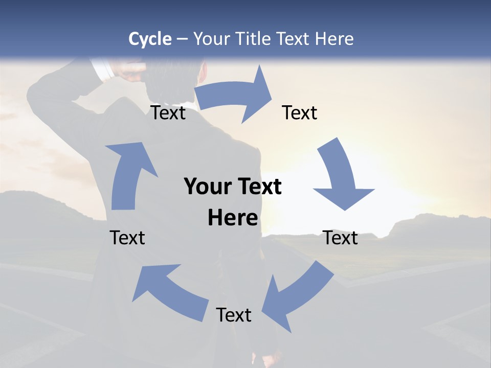 Left Future Business PowerPoint Template