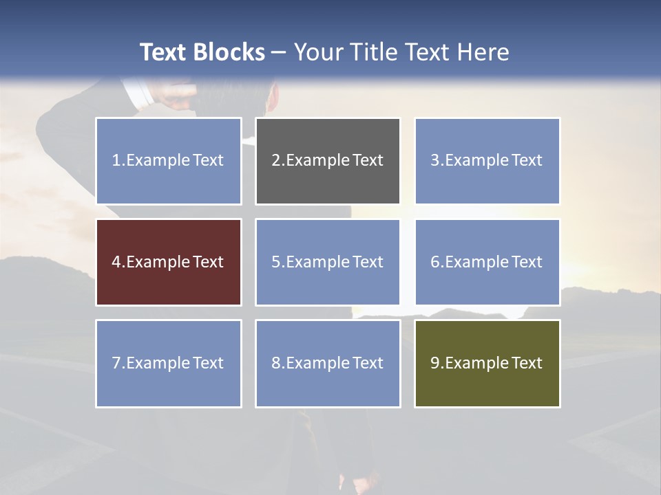 Left Future Business PowerPoint Template
