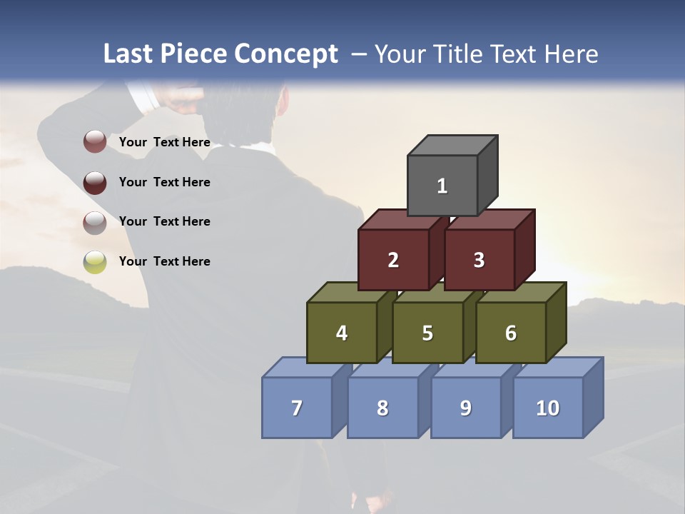 Left Future Business PowerPoint Template