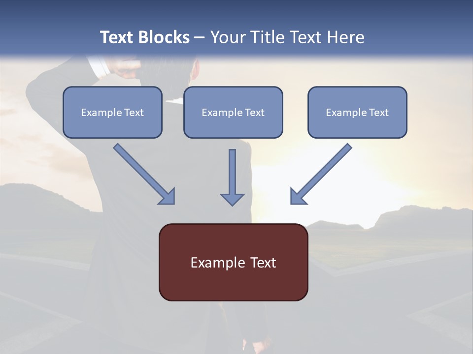 Left Future Business PowerPoint Template
