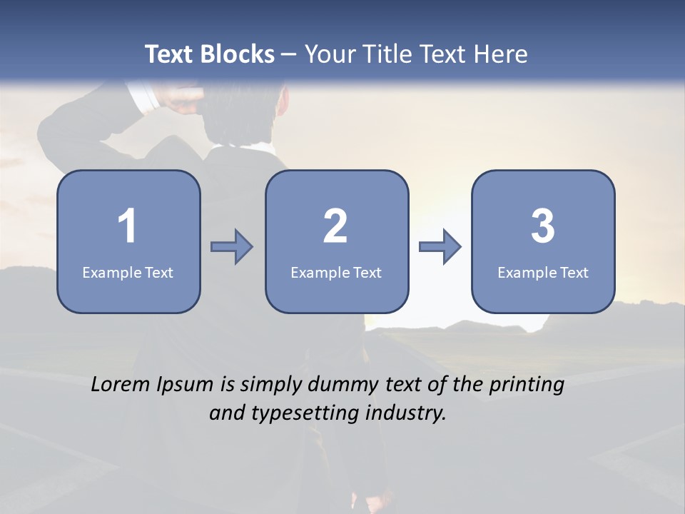 Left Future Business PowerPoint Template