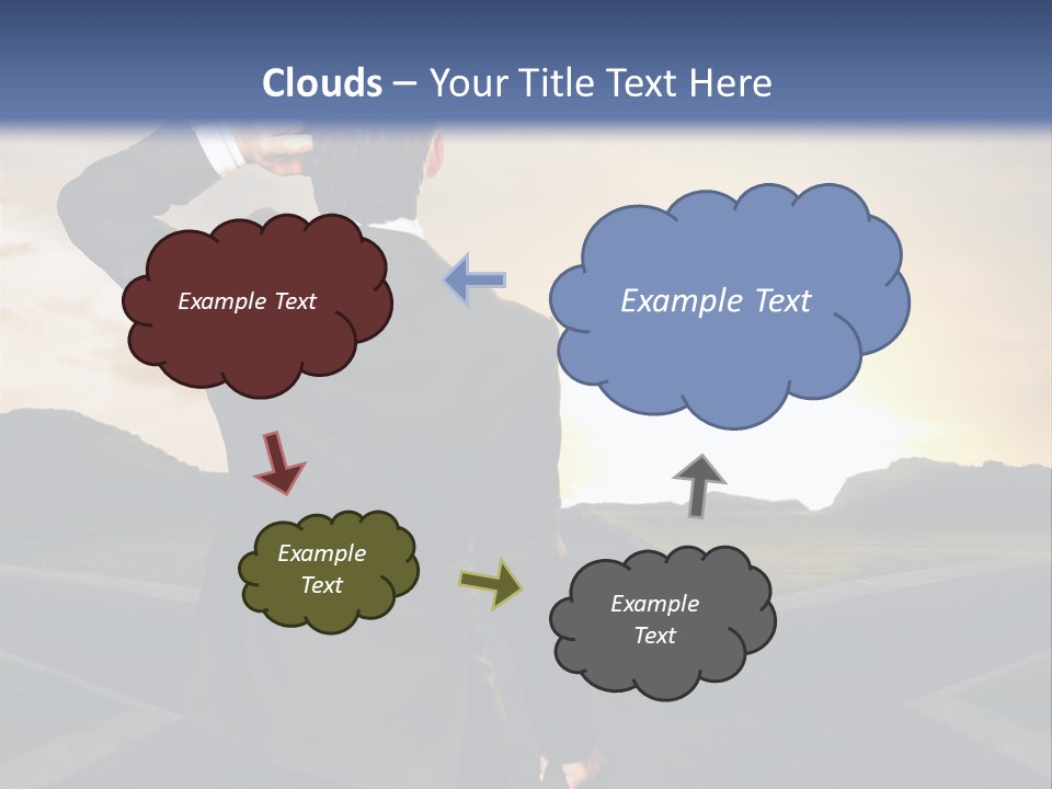 Left Future Business PowerPoint Template