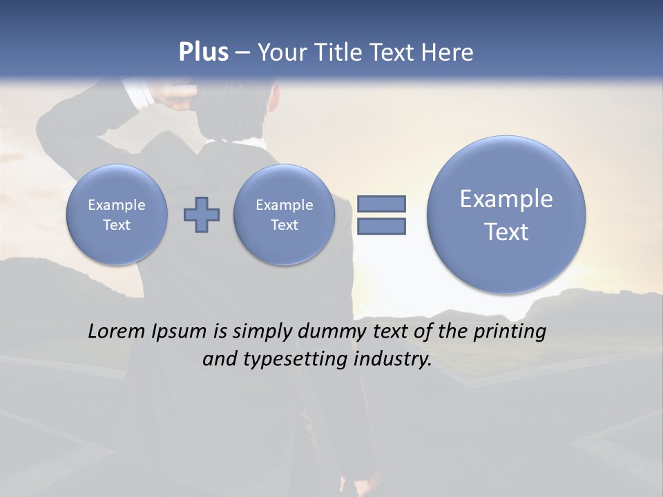 Left Future Business PowerPoint Template
