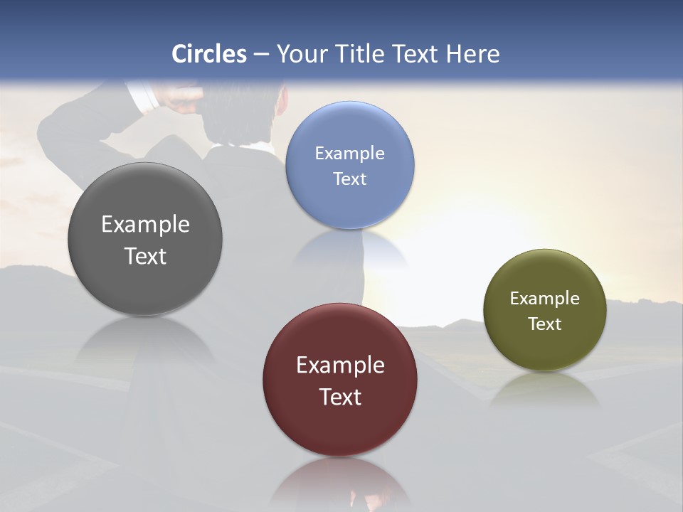 Left Future Business PowerPoint Template