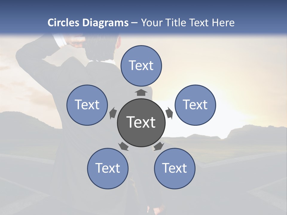 Left Future Business PowerPoint Template