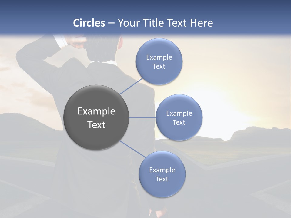 Left Future Business PowerPoint Template