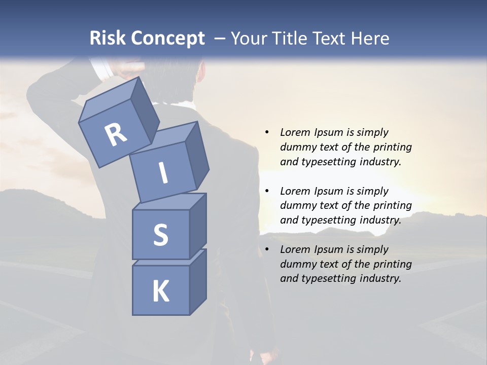 Left Future Business PowerPoint Template