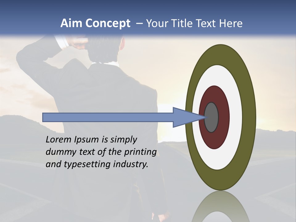 Left Future Business PowerPoint Template