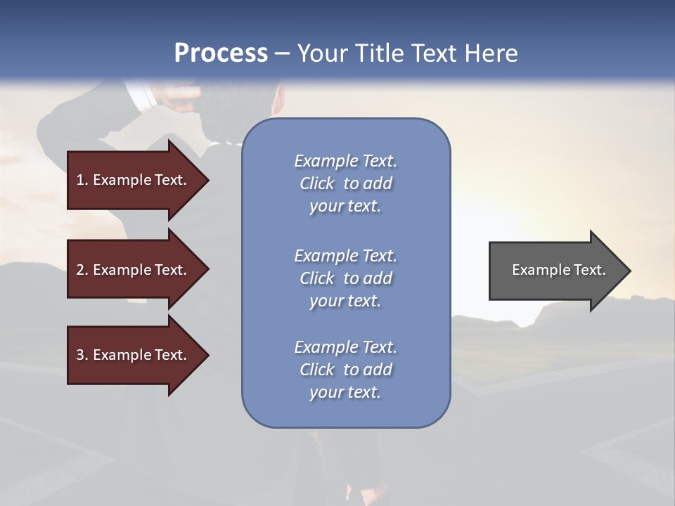 Left Future Business PowerPoint Template