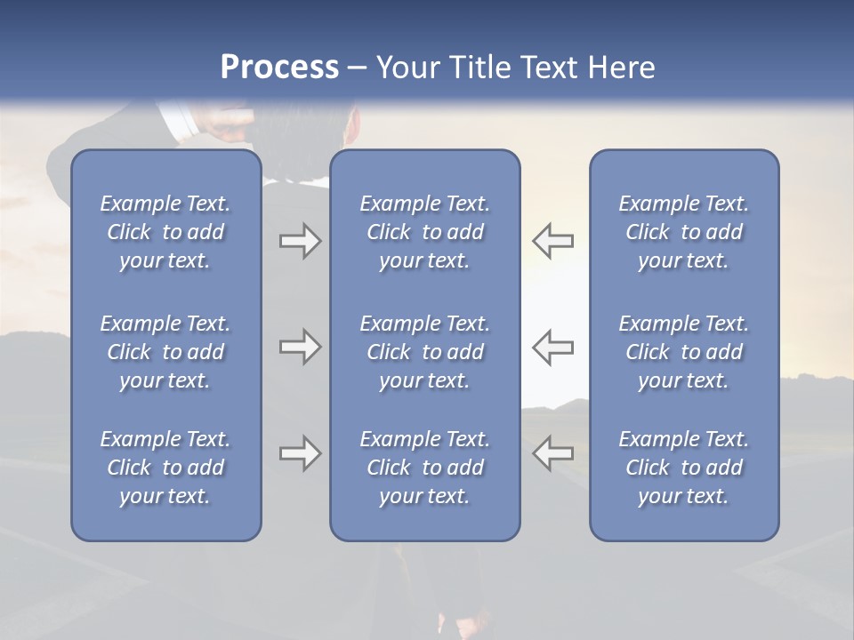 Left Future Business PowerPoint Template