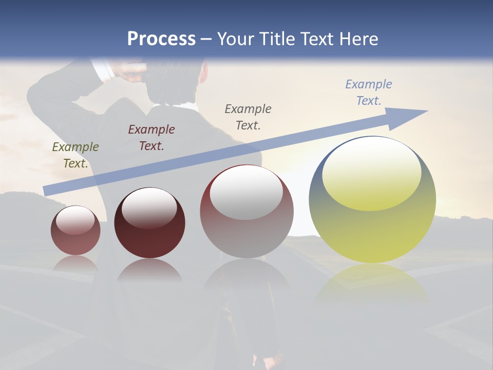 Left Future Business PowerPoint Template