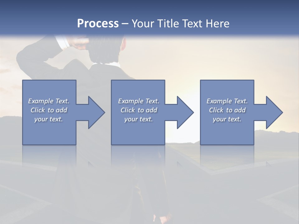 Left Future Business PowerPoint Template