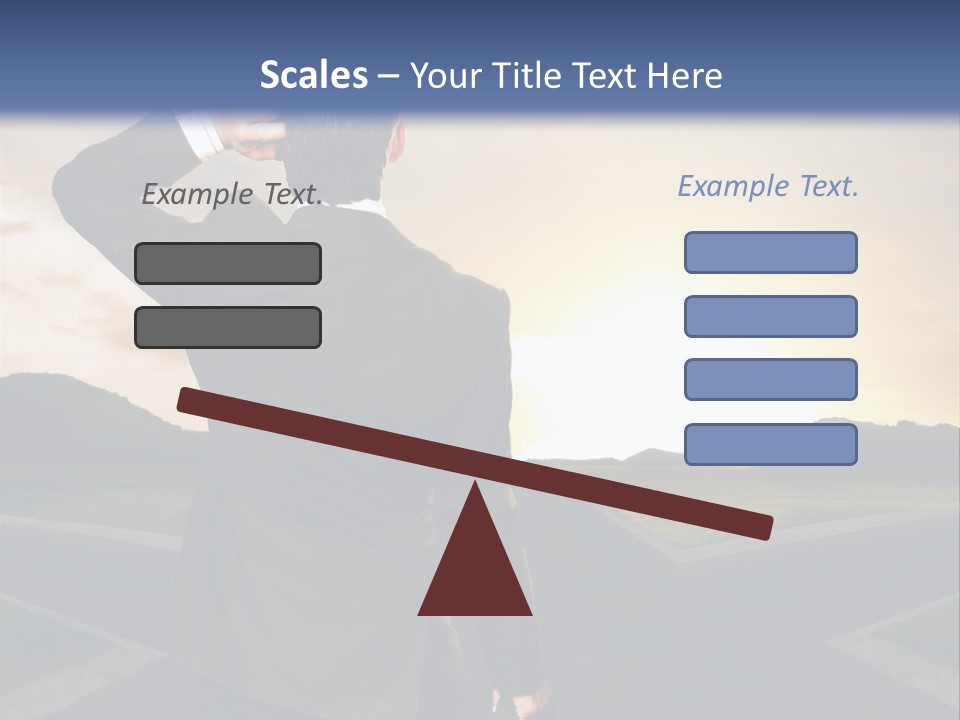 Left Future Business PowerPoint Template