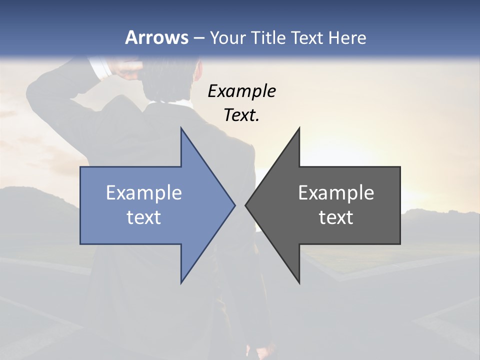 Left Future Business PowerPoint Template