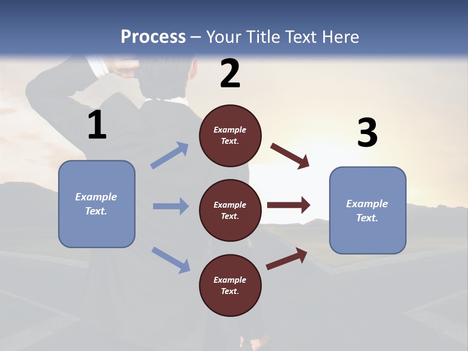 Left Future Business PowerPoint Template