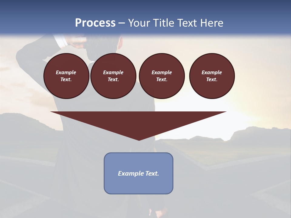 Left Future Business PowerPoint Template