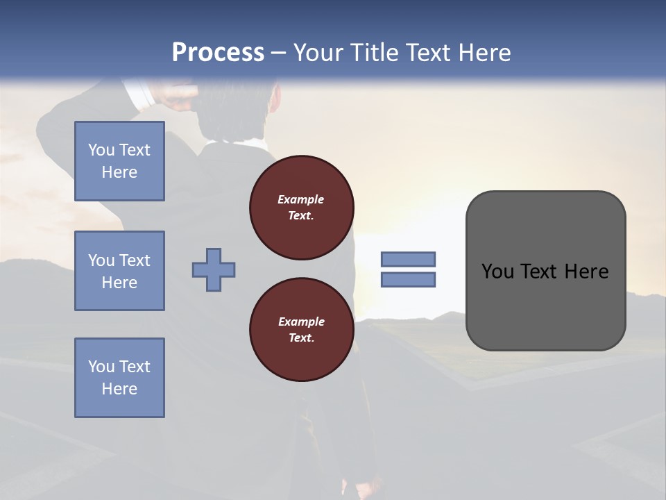 Left Future Business PowerPoint Template