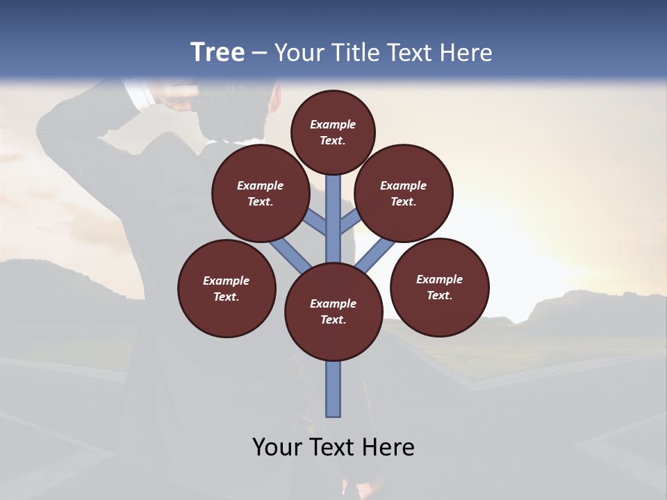 Left Future Business PowerPoint Template