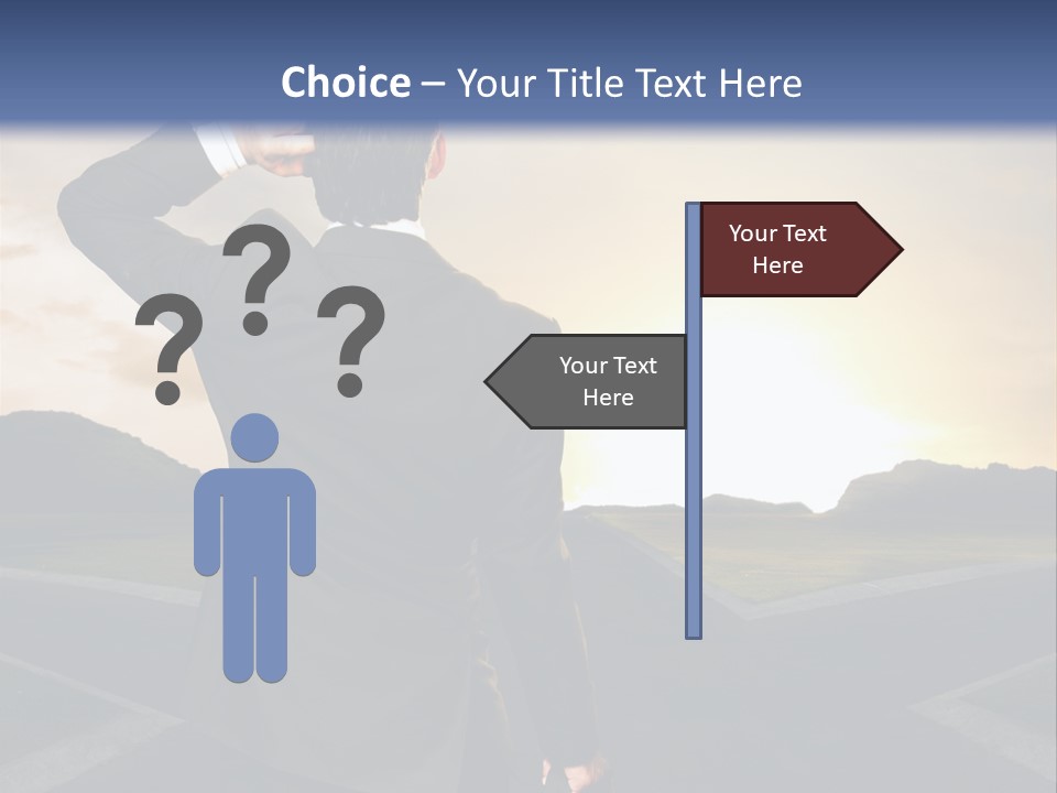 Left Future Business PowerPoint Template