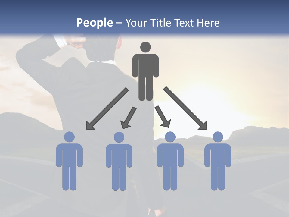 Left Future Business PowerPoint Template