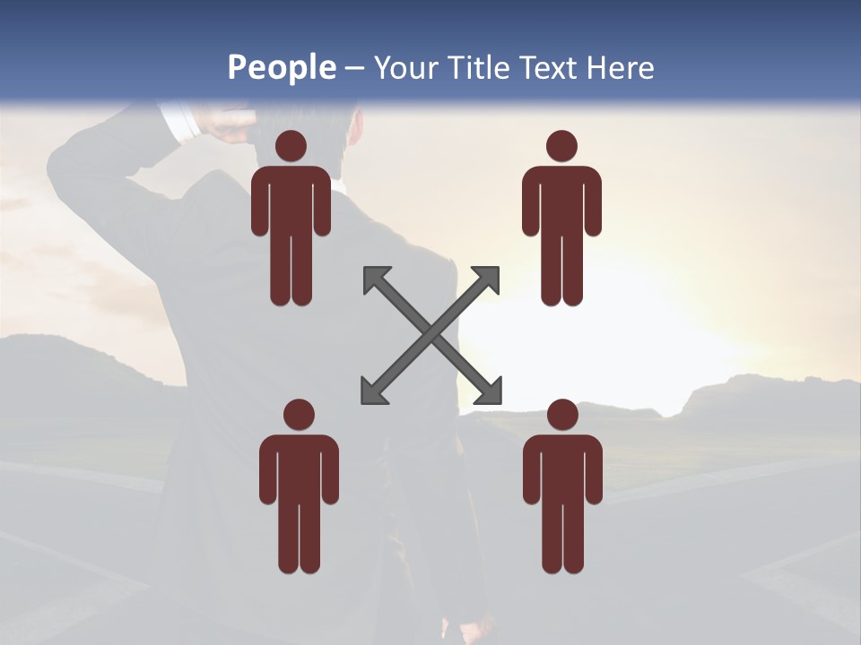 Left Future Business PowerPoint Template