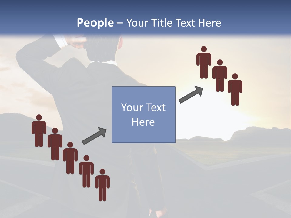 Left Future Business PowerPoint Template