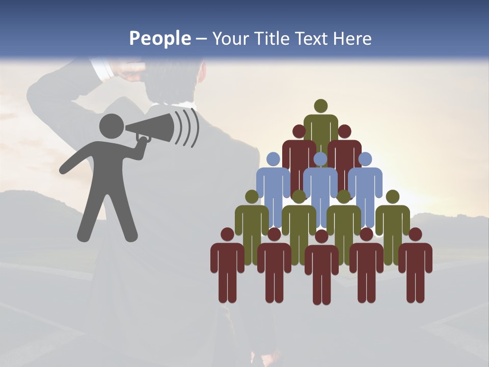 Left Future Business PowerPoint Template