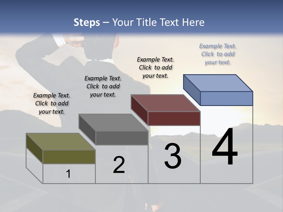 Left Future Business PowerPoint Template