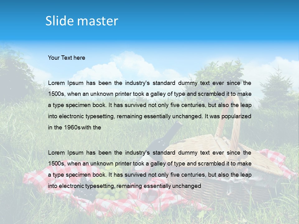 Sunny Beauty Nature PowerPoint Template